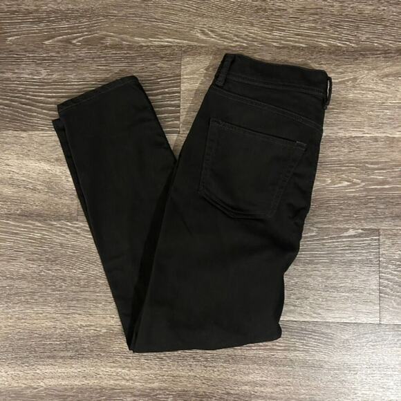Acne Studios Melk Stay Black Jeans Cropped Fit 25" Straight Denim Classic EUC - Picture 8 of 10